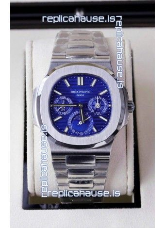 Patek Philippe Nautilus 5740 Perpetual Calendar Stainless Steel Purple Dial Swiss Replica Watch
