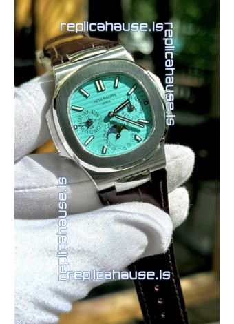 Patek Philippe Nautilus 5740 Perpetual Calendar Stainless Steel Green Dial Swiss Replica Watch