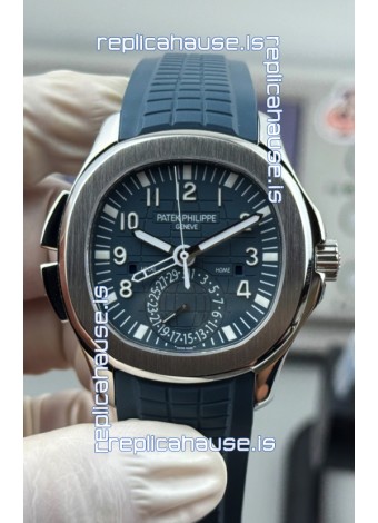 Patek Philippe Super Clone Aquanaut 5164 Opaline Blue Stainles Steel Swiss Watch 