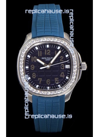 Patek Philippe Super Clone Aquanaut Stainless Steel Blue Dial 38.5MM Watch 