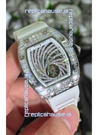 Richard Mille RM51-02 Stainless Steel Casing Watch in Mossanites Automatic Movement