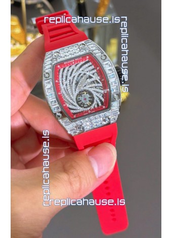 Richard Mille RM51-02 Stainless Steel Casing Watch in Mossanites Automatic Movement