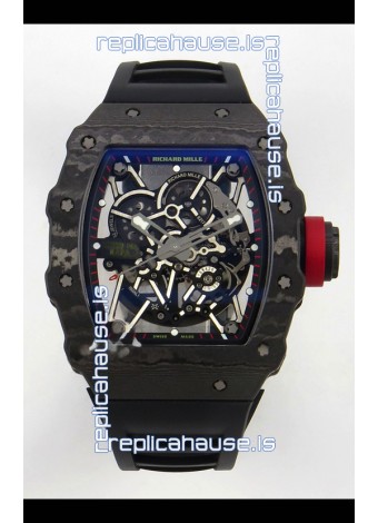 Richard Mille Super Clone RM035-02 Carbon Casing Watch with RMAL1 Movement 