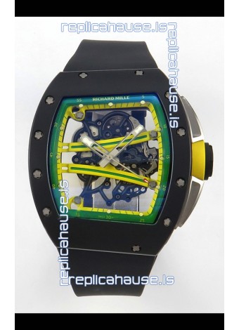 Richard Mille Super Clone RM061 Ceramic RMUL2 Edition Watch Green Dial
