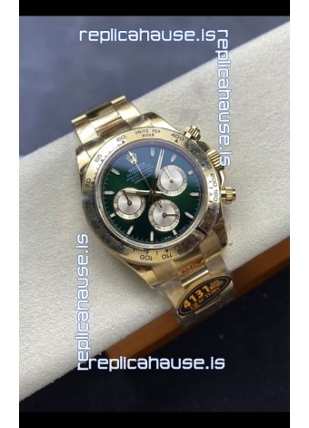 Rolex Daytona Super Clone M116505 Rose Gold Green Dial Original Cal.4131 Movement - 904L Steel Watch