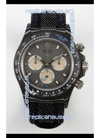 Rolex Daytona Super Clone DiW Black CarboQuartz Edition Swiss Replica Watch