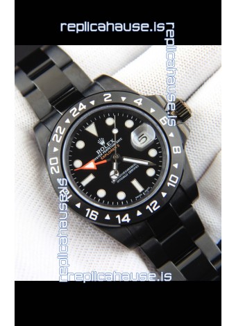 Rolex Explorer II Japanese Movement Replica Watch in PVD Coating Watch 