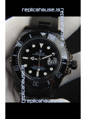 Rolex Sea Dweller Japanese Movement Replica Watch Black Dial 43MM