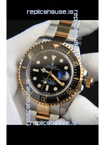 Rolex Sea Dweller Japanese Movement Replica Watch Two Tone Casing 43MM