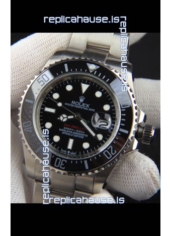 Rolex Sea Dweller Japanese Movement Replica Watch Black Dial 43MM