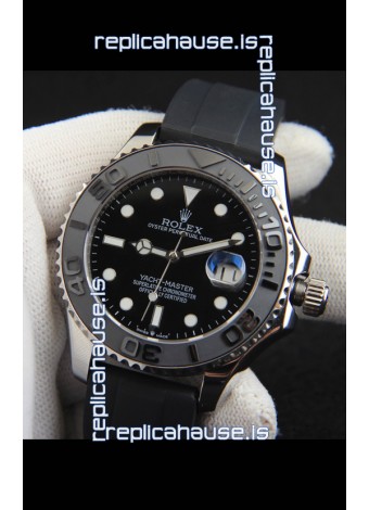 Rolex Yachtmaster Stainless Steel Japanese Replica Watch - 42MM