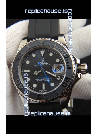 Rolex Yachtmaster Stainless Steel Japanese Replica Watch - 40MM Grey Dial