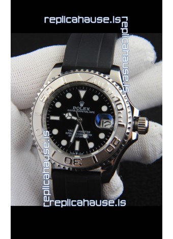 Rolex Yachtmaster Stainless Steel Japanese Replica Watch - 40MM