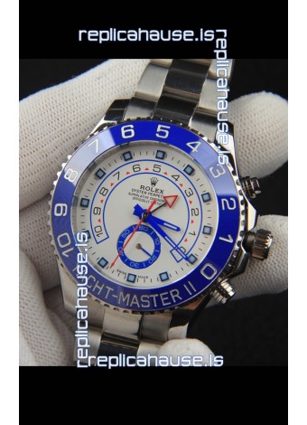 Rolex Yachtmater II Japanese Movement Replica Watch 44M Stainless Steel 
