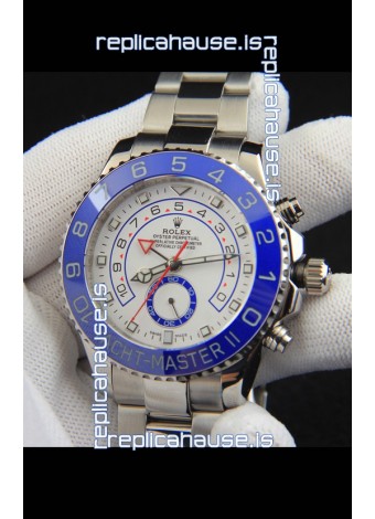 Rolex Yachtmater II Japanese Movement Replica Watch 44M Stainless Steel 
