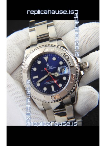 Rolex Yachtmaster Stainless Steel Japanese Replica Watch - 40MM - Blue Dial 