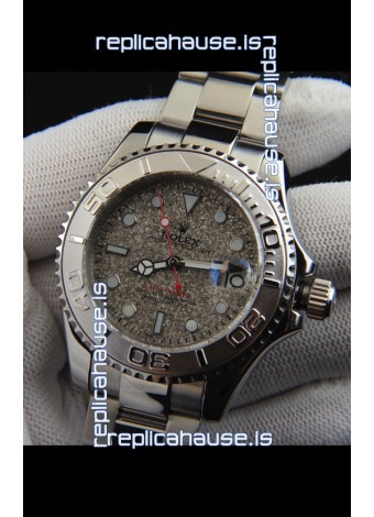 Rolex Yachtmaster Stainless Steel Japanese Replica Watch - 40MM - Grey Dial 
