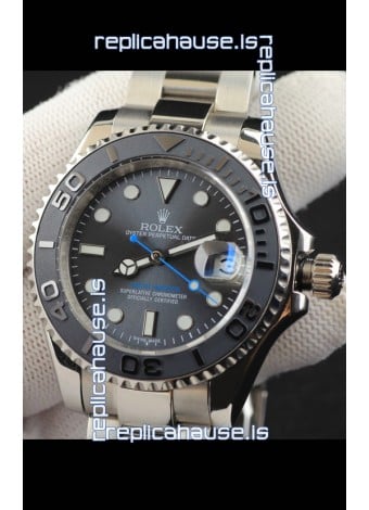 Rolex Yachtmaster Stainless Steel Japanese Replica Watch - 40MM - Grey Dial 