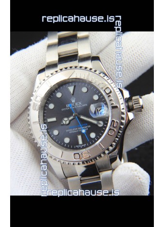 Rolex Yachtmaster Stainless Steel Japanese Replica Watch - 40MM - Grey Dial 