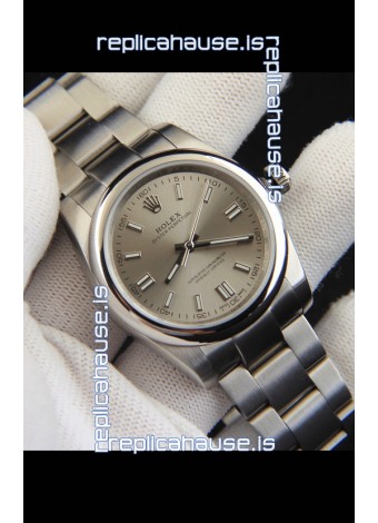 Rolex Oyster Perpetual Japanese Movement Replica Watch 36MM - Grey Dial