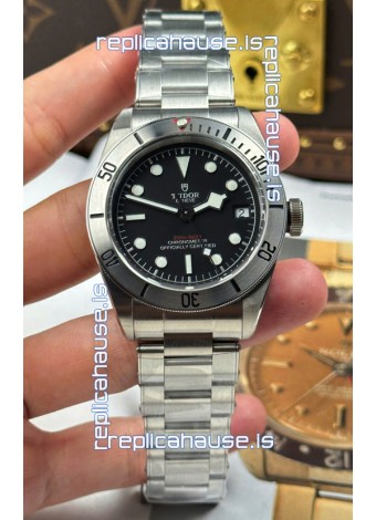 Tudor Black Bay Super Clone Steel Edition Black Dial Swiss Replica Watch 