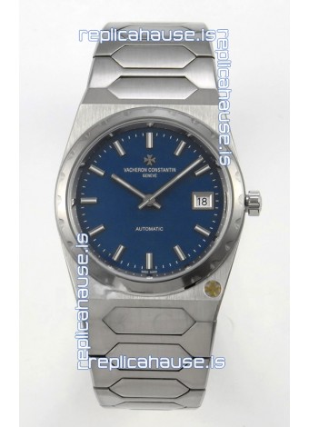 Vacheron Constantin Historiques 222 Super Clone 37MM Steel Casing Watch in Blue Dial