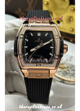 Hublot Spirit of Big Bang Rose Gold Black Dial 39MM Super Clone Watch 