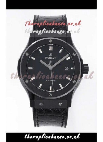 Hublot Classic Fusion Ceramic Casing Black Dial Super Clone Watch 42MM
