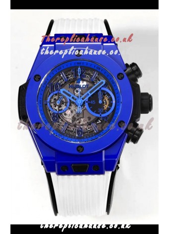 Hublot Big Bang Unico Chronograph Blue Ceramic Super Clone Watch 