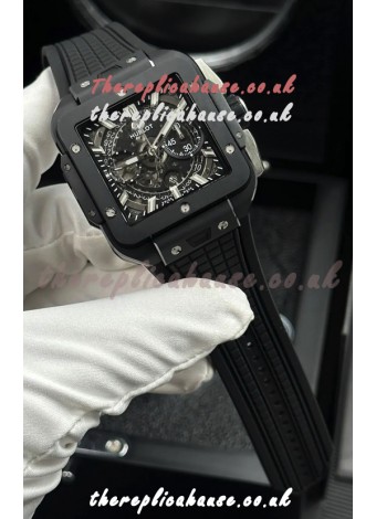 Hublot Square Bang Unico Black Magic Ceramic Super Clone Watch 