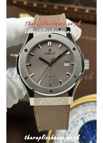 Hublot Classic Fusion Titanium Taupe Dial 42MM Super Clone Watch 