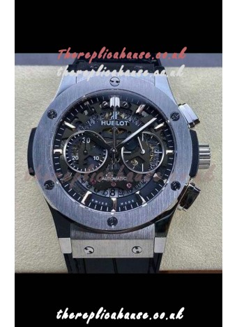 Hublot Classic Fusion Chronograph Stainless Steel Skeleton Super Clone Watch 