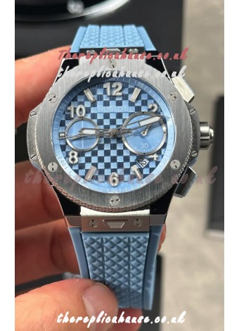 Hublot Big Bang Original Titanium Coal Blue 43MM Super Clone Watch 