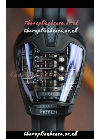 Hublot MP-05 La Ferrari Black Titanium Casing Hyper Clone Watch 