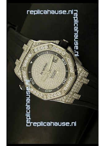 Audemars Piguet Royal Oak Offshore Diver Watch - Iced out Edition