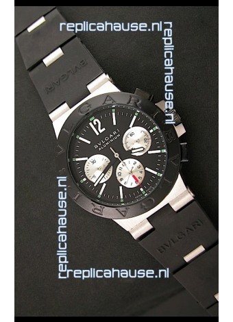Bvlgari Diagono Titanium Japanese Automatic Replica Watch
