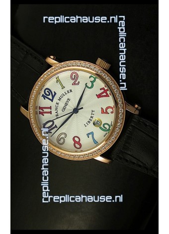Franck Muller Master of Complications Liberty Japanese Watch in Black Strap
