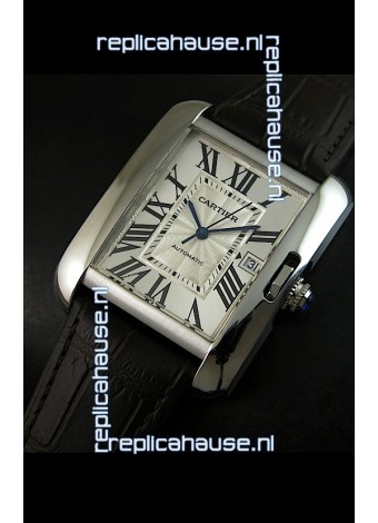 Cartier Tank Swiss Replica Watch 1:1 Mirror Replica Watch - Steel Casing