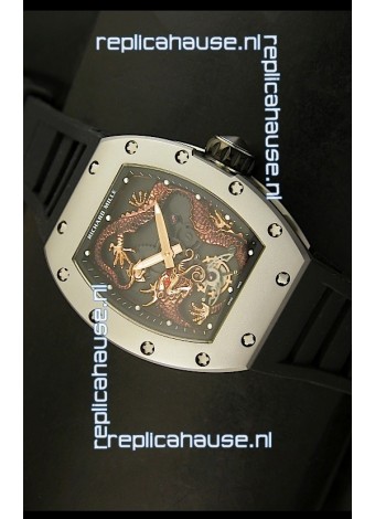 Richard Mille RM057 Tourbillon Jackie Chan Swiss Replica Watch in Titanium Case