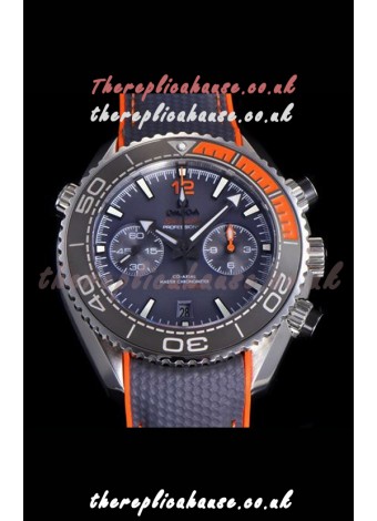 Omega Speedmaster Planet Ocean Grey Dial Orange/Grey Bezel Super Clone Watch 