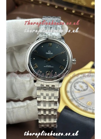 Omega De Ville Automatic 34MM Grey Dial Steel Case Super Clone Watch 