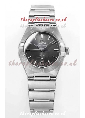 Omega Constellation 29MM Stainless Steel Grey Dial Automatic Super Clone Watch 