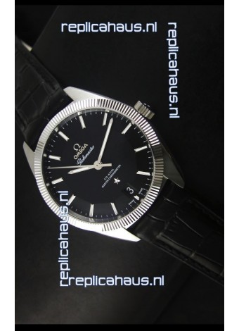 Omega Globemaster Co-Axial Swiss Black Dial Stainless Steel - 1:1 Mirror Replica Watch