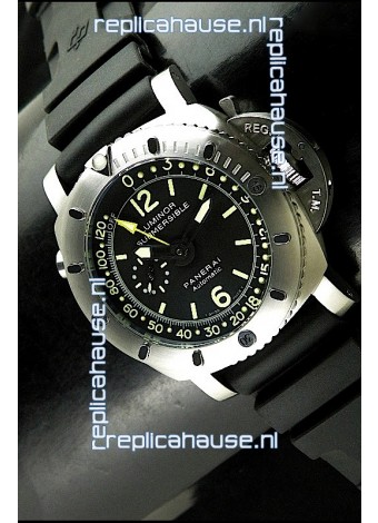 Panerai Luminor Submersible Swiss Automatic Watch in Black