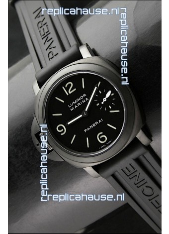 Panerai Luminor Marina Left Hand Wind PVD Swiss Watch