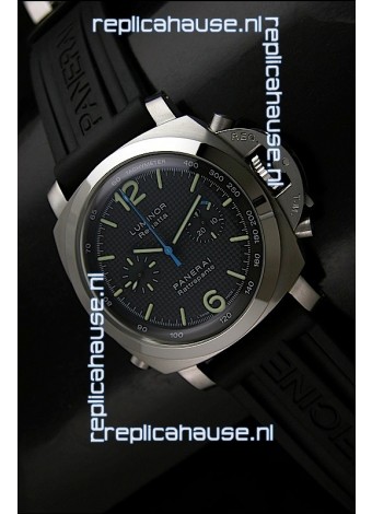 Panerai Luminor Regatta Swiss Replica Watch Rubber Strap - 1:1 Mirror Replica