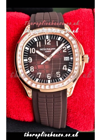 Patek Philippe Aquanaut 5167 Rose Gold Brown Dial 38.5MM Watch