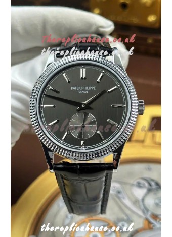 Patek Philippe Calatrava 6119G Stainless Steel Grey Dial Super Clone Watch 