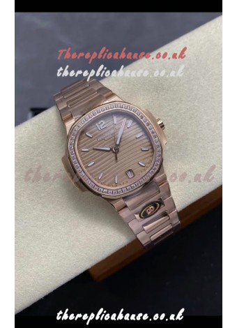 Patek Philippe Nautilus 7118 35MM Rose Gold Super Clone Watch 