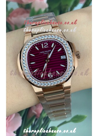Patek Philippe Nautilus 7010/1R-013 Rose Gold Super Clone Watch 